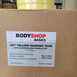 Body Shop MASKING TAPE 3/4 inch (48 Rolls) 4 sleeves Automotive Tape