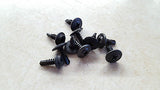 10 Pack 8 x 1/2” 7/16” O.D. Washer Head Phillips Oval Washer Head Wheel Opening