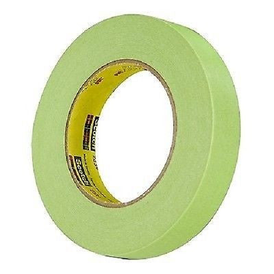 3/4" - 1 ROLL 3M 26334 Green Masking Tape 233+ 1 Roll