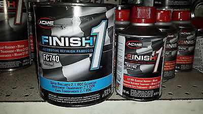 1 QT KIT Finish 1 Clear Coat  Finish1 FC740 and FH742