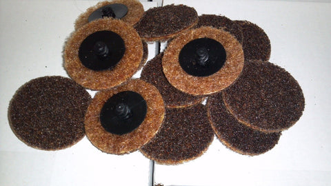 5 pc 2" Brown Roloc Surface Conditioning Disc Coarse