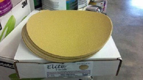 8" 80 Grit PSA Sanding Disc Sandpaper DA Elite Finish 25 PACK
