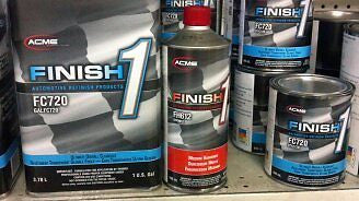 Auto Paint  SHERWIN WILLIAMS FC720 GAL Finish 1 Overall  CLEAR COAT KIT W/ FH613