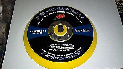 ATD Tools 2078 6" DA Pad for PSA & Stikit Sanding Discs