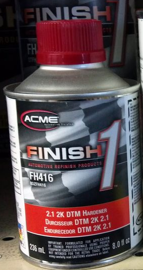 Finsh 1 urethane clearcoat Hardener AUTO PAINT QT FH612 – Cliffs Auto Parts