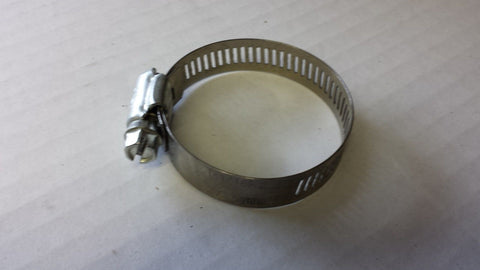 Hose Clamp Worm Gear Stainless Steel # 24 Size 1-1/16'' to 2'' Clamp Range