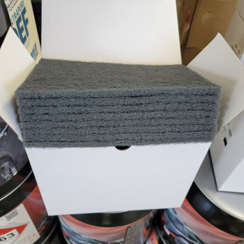 Elite Finish Scuff Pad Gray ultra Fine 6" x 9 "20 pack