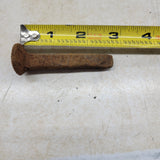 Used and rusty railroad spikes 2-3/4 long X 3/8  lot of 100