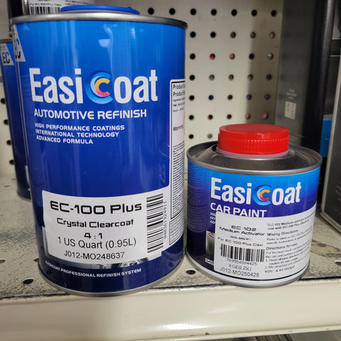 1  Quart KIT EC100  Clear Coat  Easi Coat 4-1 Mix With  Medium Activator