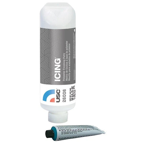 USC 26006 Icing Polyester Auto Body Glazing & Finishing Pourable Putty 24 fl oz