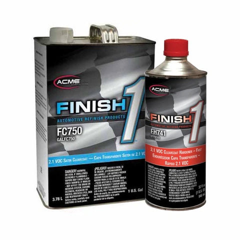 Sherwin-Williams Finish 1 FC750-1 2.1 VOC Satin Clearcoat Fast Kit (Gallon)