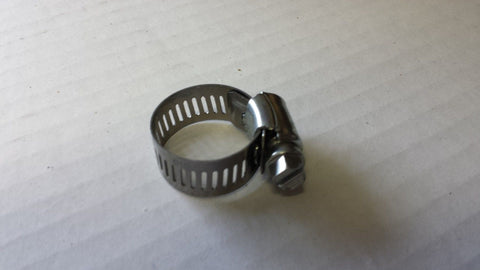 Hose Clamp Worm Gear Stainless Steel Fits # 8 Size Mini band 7/16'' to 1''