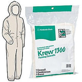 Kimberly Clark 72214 Krew 1300 Hooded Coveralls Extra-Large Hooded Automotive