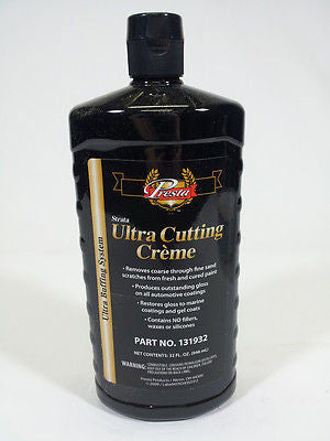 Presta Strata Ultra Cutting Creme Rubbing Compound 30 oz
