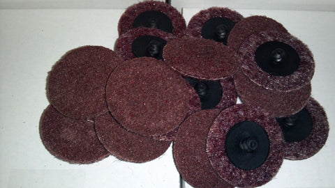 5 pc 2" Maroon Roloc Surface Conditioning Disc Coarse