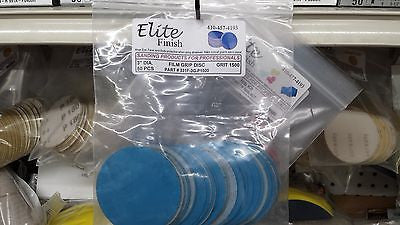 Elite Finish Disc 3'' Gripon 800 Grit Sandpaper  50 pack Wet or Dry