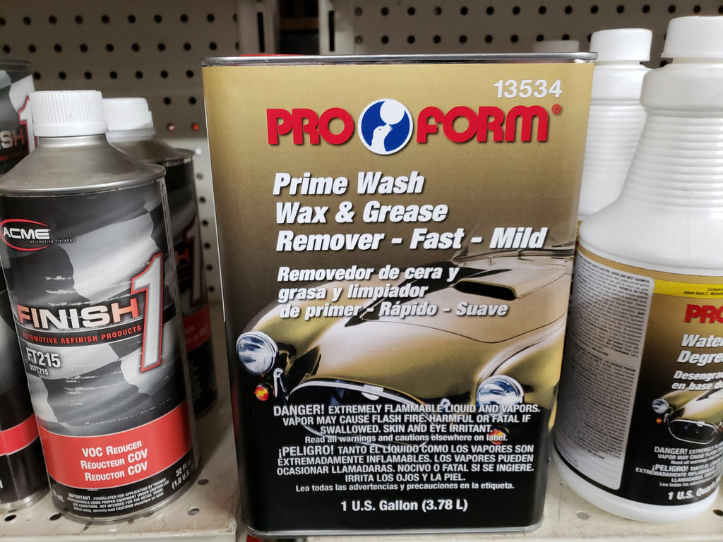Wax and Grease Remover Paint Prep Pro Form 1 Gallon 13534