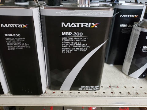 Matrix MBR200  Base Coat Reducer    ** 1 ** GAL