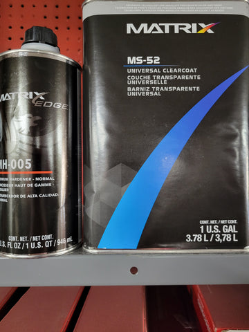 Matrix Systems MS52 Clear Coat Kit W /  Standard  hardener