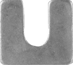 25 pack Steel Body Shims 1/8" Thick Zinc Plated 2'' X 11/2 3/4 slot 6018pk
