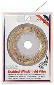 Windshield Removal Piano Wire Saw-Type Flexible { serrated }