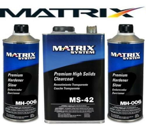 MS42-G Premium High Solids Clearcoat /with Hardener W /  Slow  hardener